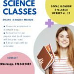 Science online class for grades 6 to 11