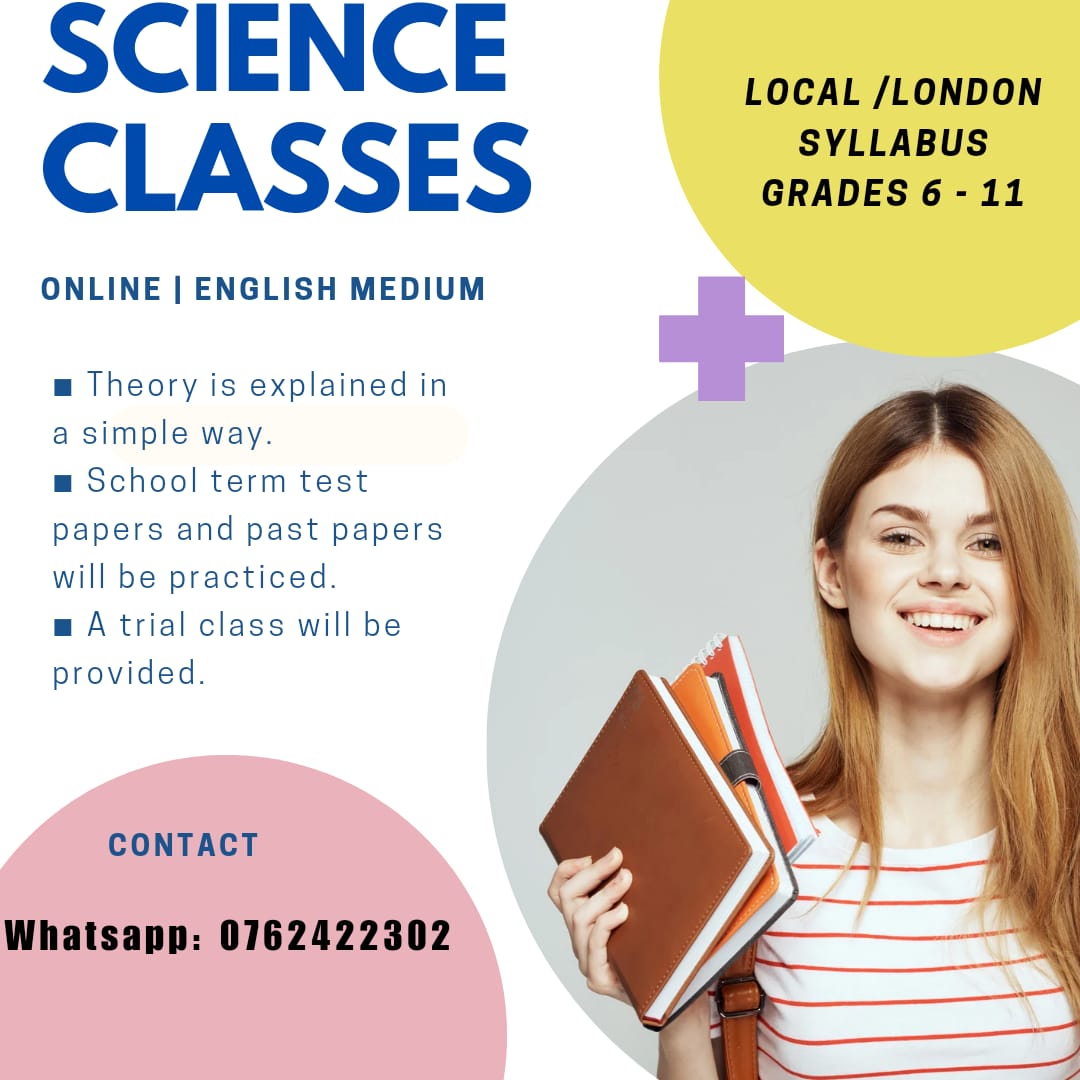 Science online class for grades 6 to 11