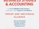 Business studies & Accounting OL