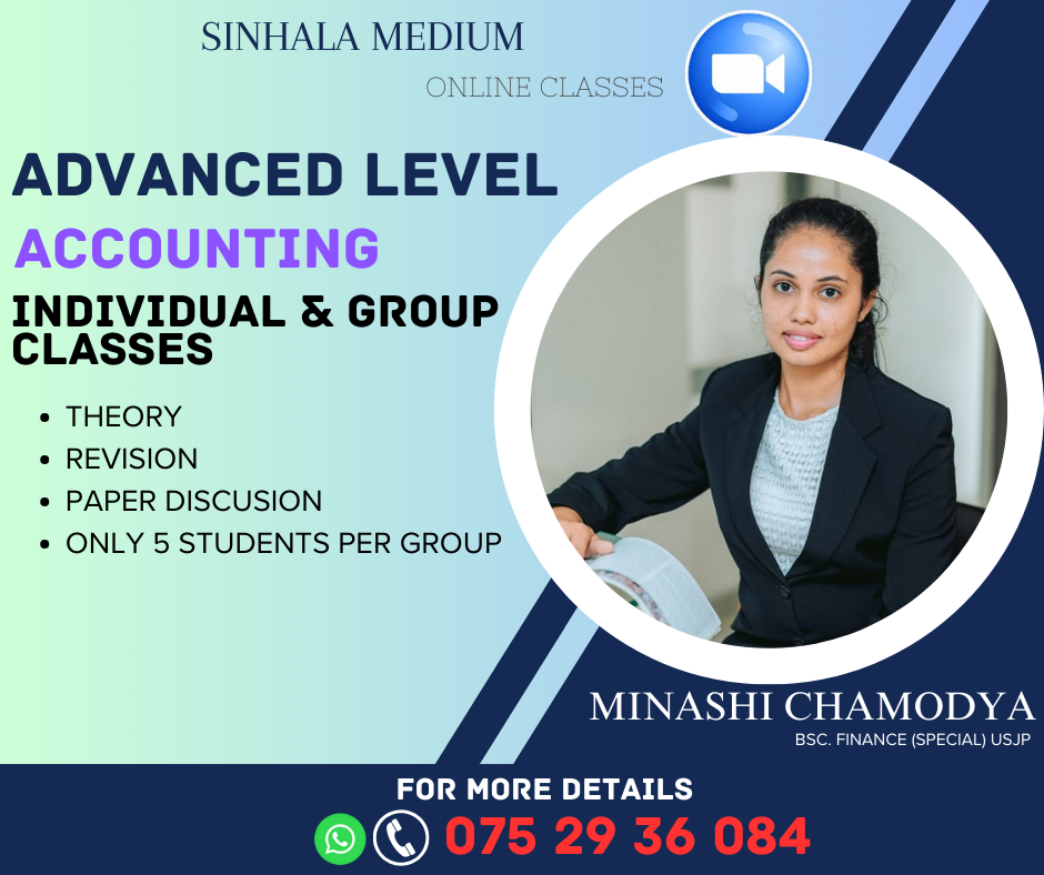 Achieve A/L Success in Accounting with Minashi