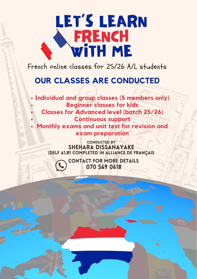 French Class for A/L students