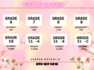 Grade 6 – 11 History English Medium Classes