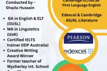 CAMBRIDGE/EDEXCEL IGCSE ENGLISH LANGUAGE & LITERATURE