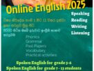 Online English spoken and syllabus classes for students islandwide