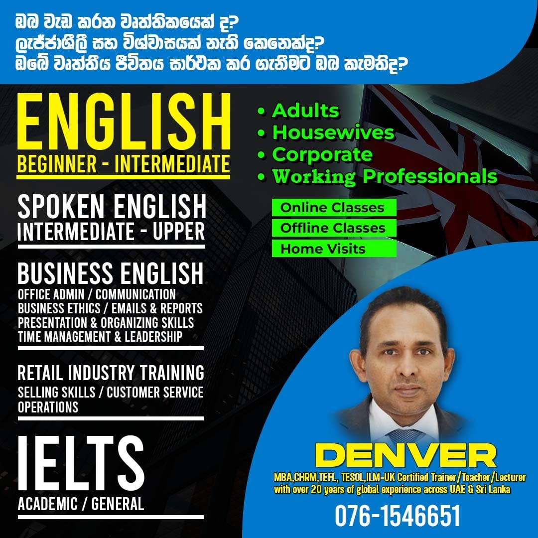 SPOKEN ENGLISH, BUSINESS ENGLISH,IELTS