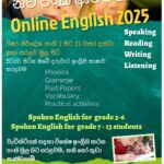 Online English spoken and syllabus classes for students islandwide