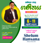2025 New O/L Maths Classes (EM & SM)