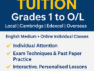 Online Science Tuition | Grades 1 to O/L (Local | Cambridge | Edexcel | Overseas Curricular)