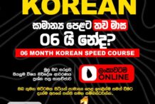 🚫 මාස 06 න් සාමාන්‍යපෙළ කොරියානු භාෂාවට A+ එකක් ගමුද